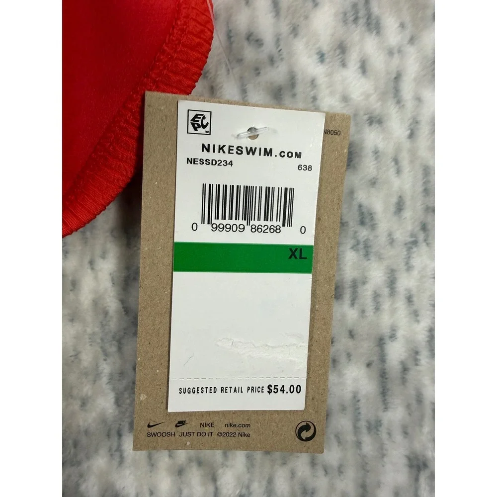 Nike‎ Swim Ribbed High Leg Bikini Bottoms NESSD234 XL NEW